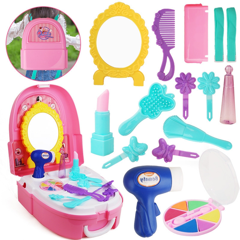 Väikese Printsessi Seljakott-Toaletikomplekt mängimiseks