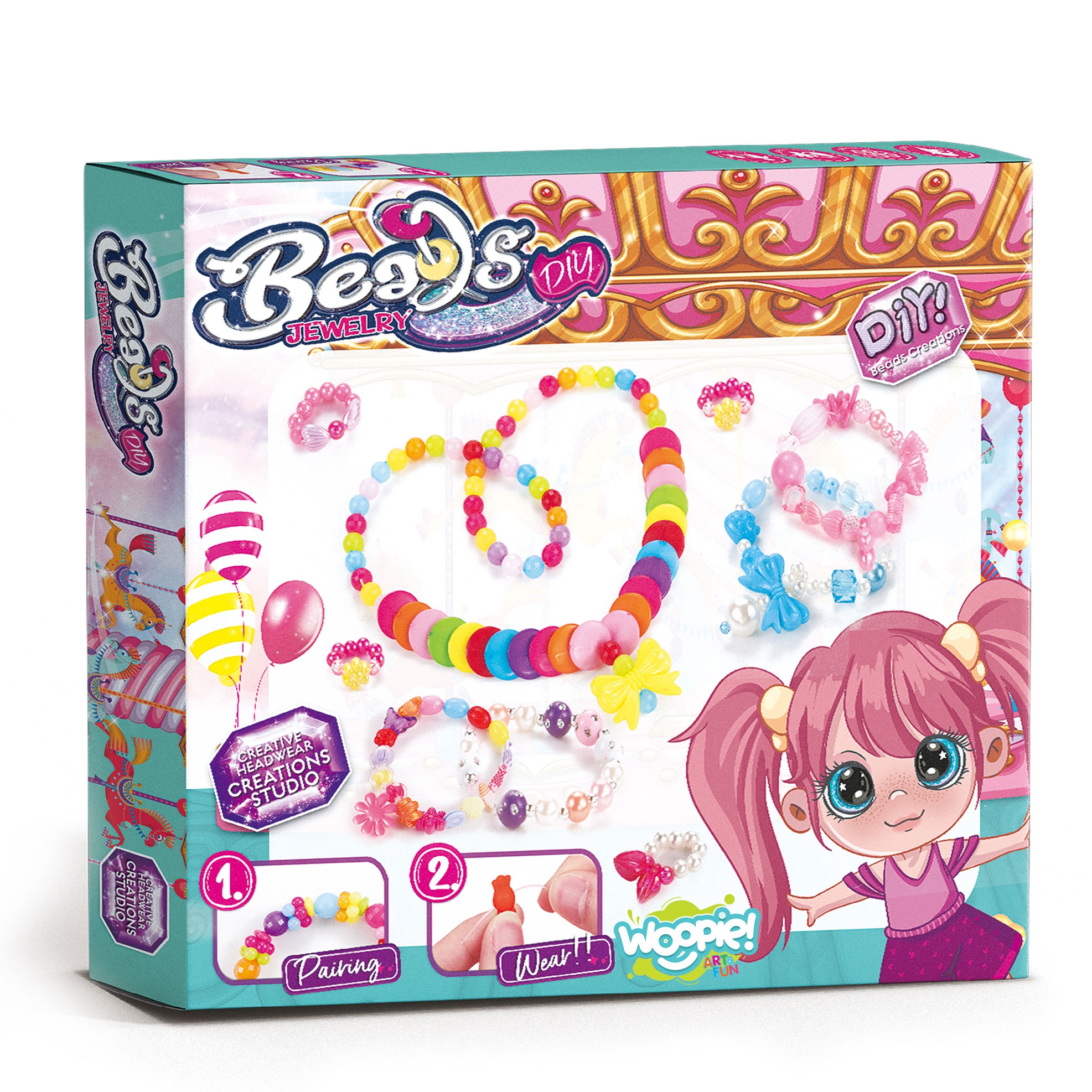 Värvilised helmed ja ripatsid lastele