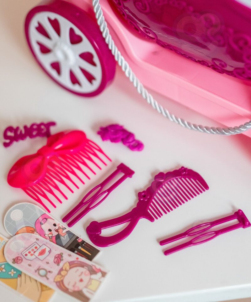 Värviline ilusalongi mängukomplekt