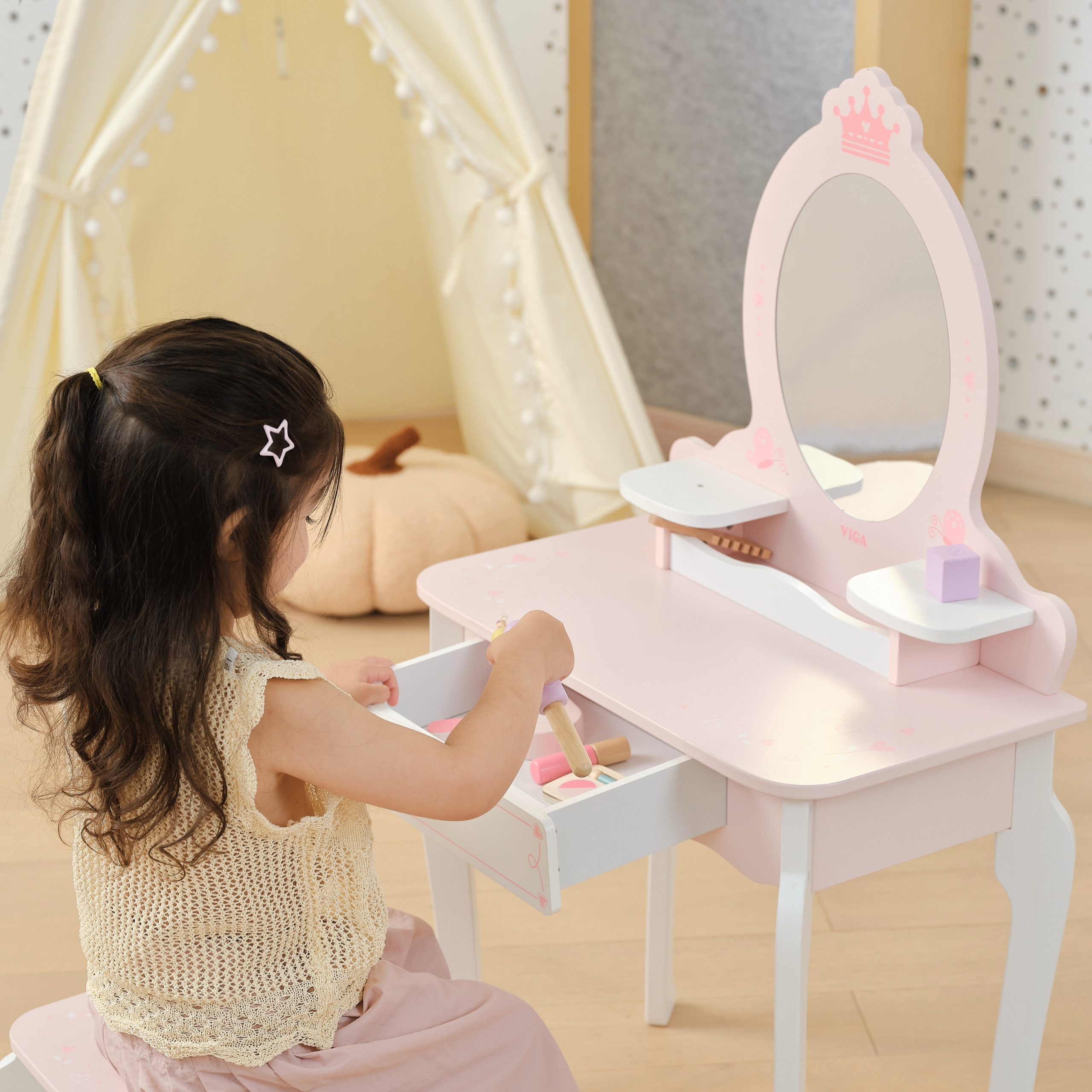 Turvaline peegel ja mugav tool