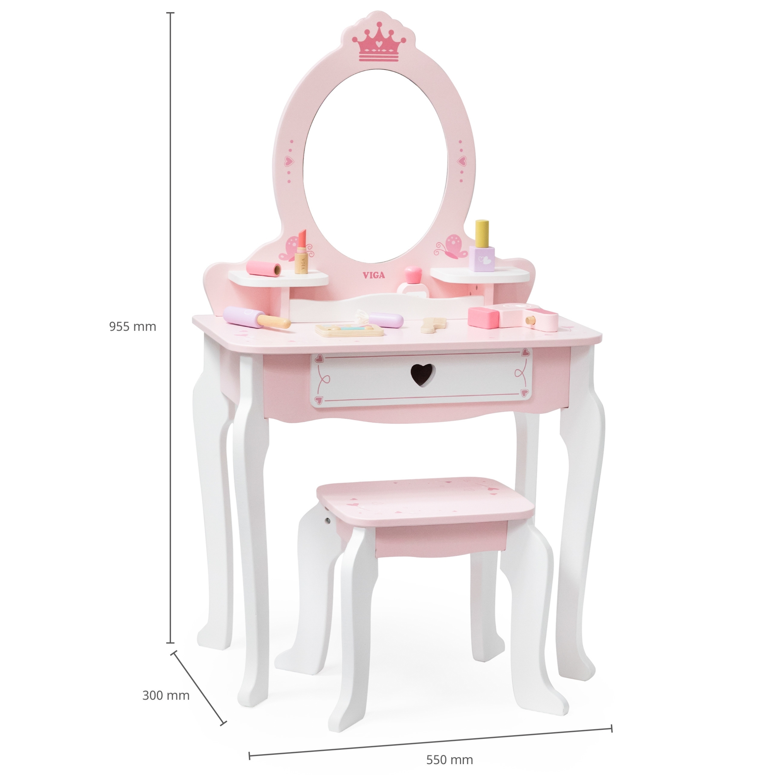 Esteetiline ja vastupidav tualettlaud