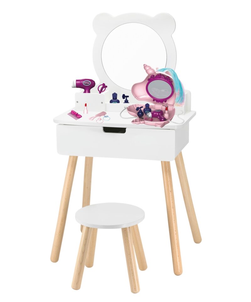 Tualettlaud koos peegli ja sahtliga