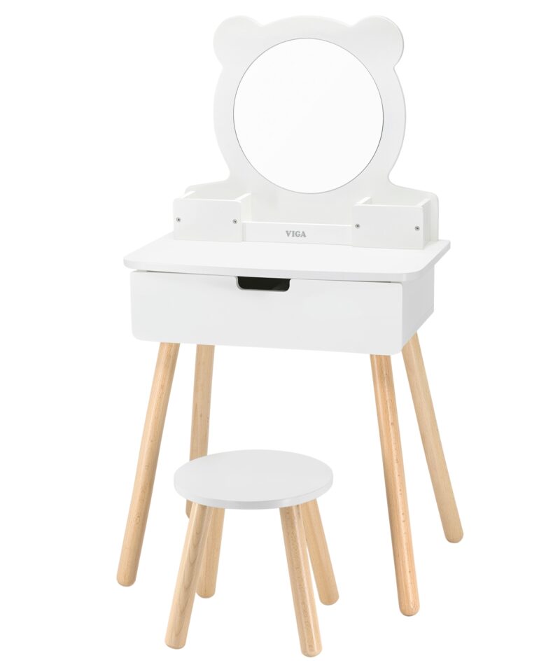 Tualettlaud koos peegli ja sahtliga