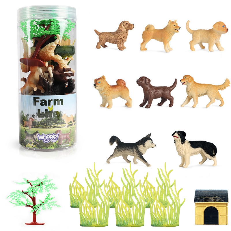 Loomade figuuride komplekt lastele mängimiseks