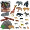 Safari loomade figuuride komplekt