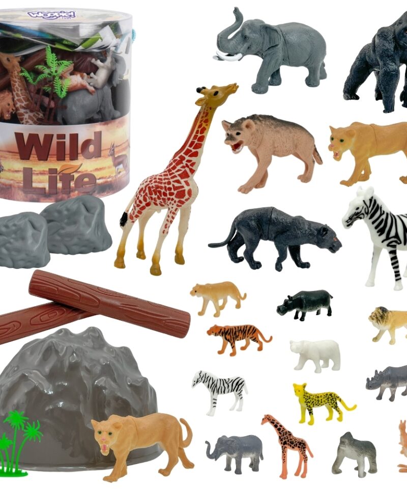 Safari loomade figuuride komplekt