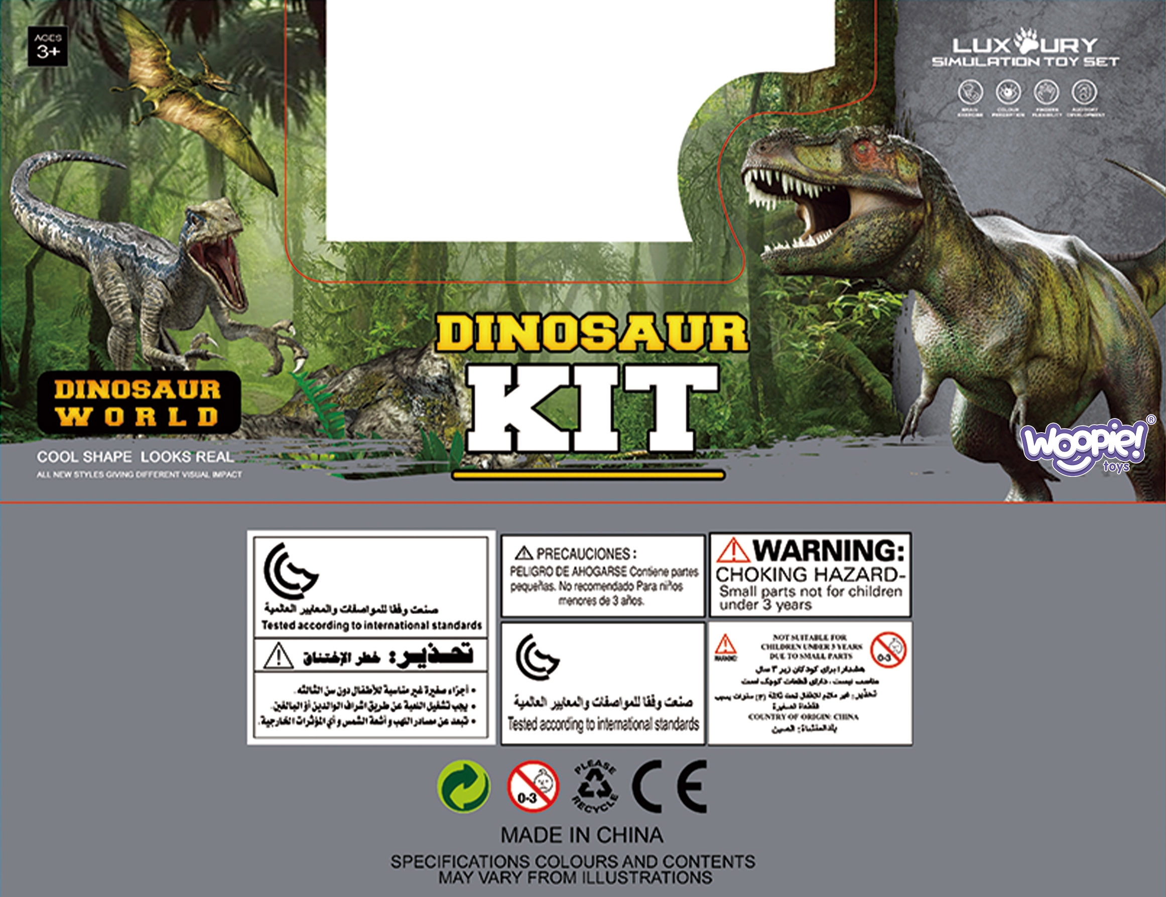 Mängukomplekt dinosauruste ajastust