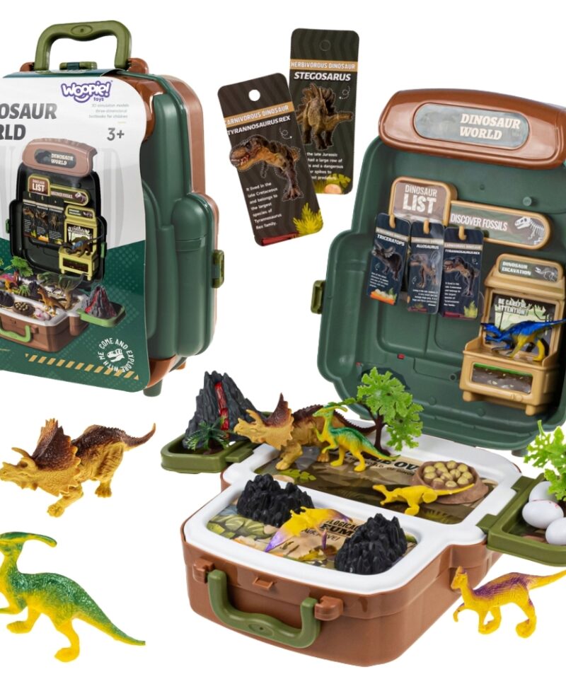 Dinosauruste Maailma Avastuskomplekt koos kohvriga