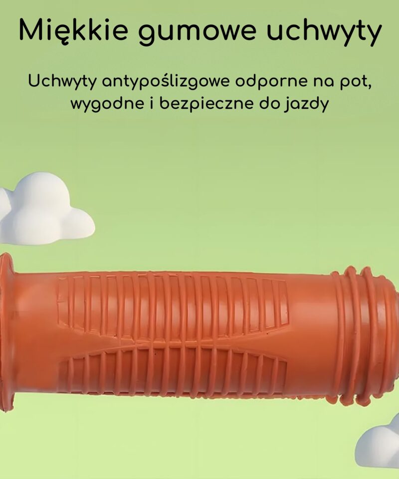 Kerge oranž tasakaaluratas lastele