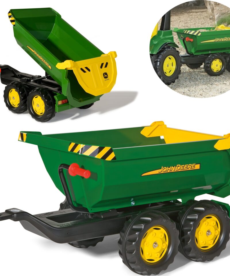 Lastele mõeldud kallurhaagis mängutraktorile