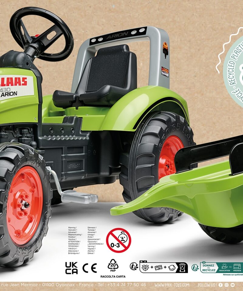 Traktor arendab lapse motoorikat