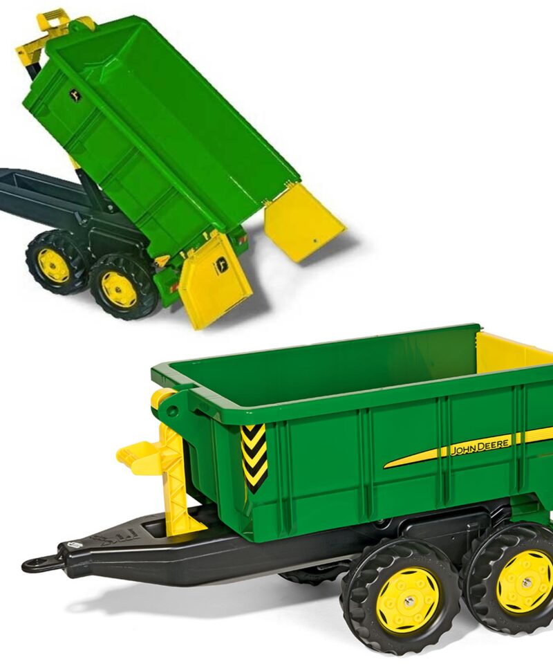 Kahe teljega kallurhaagis lastele mänguks