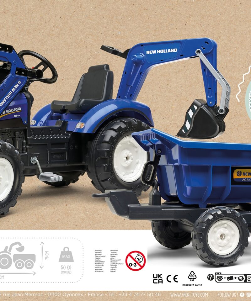 Funktsionaalne laste traktor klaksoniga