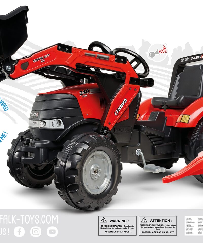 Turvaline ja vastupidav mängutraktor