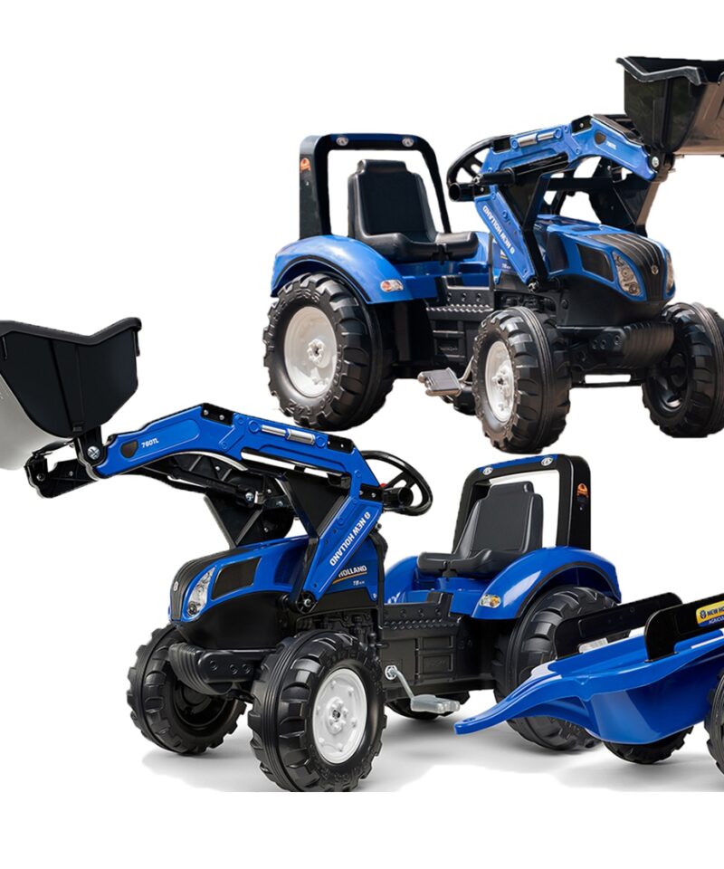 Pedaaltraktor haagisega lastele