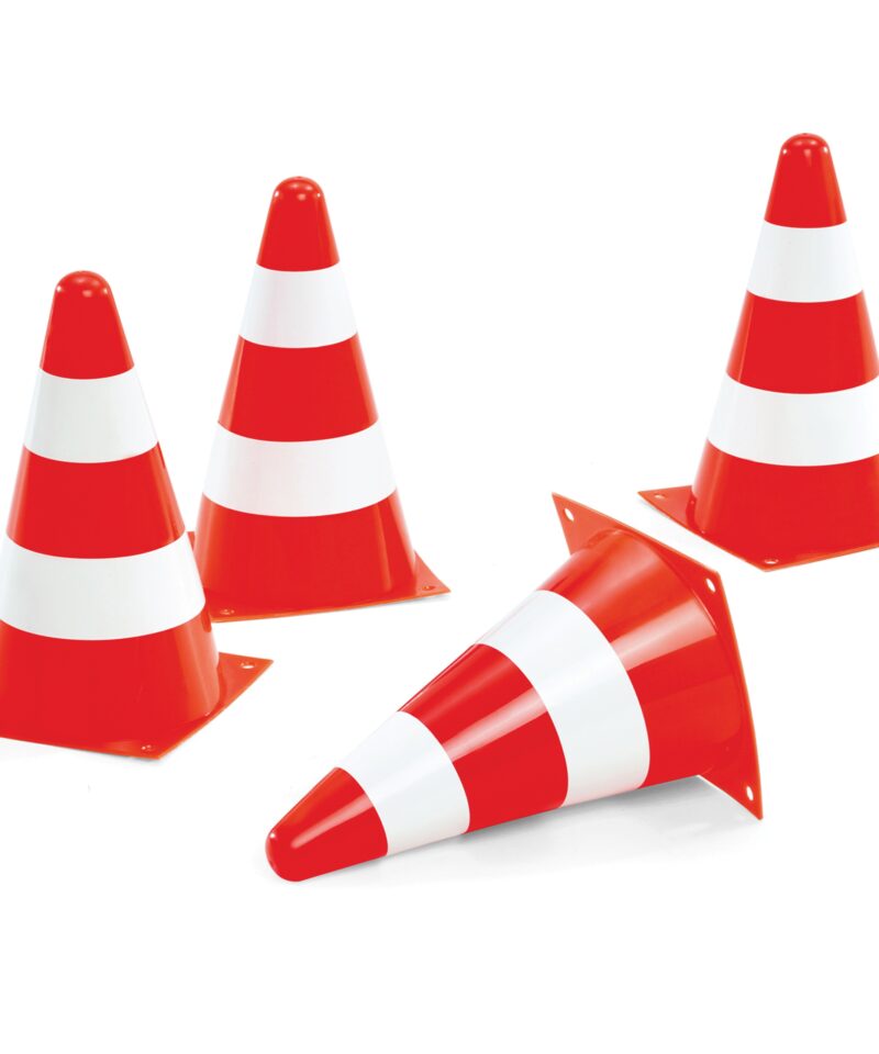 Liikluskoonuste komplekt lastele mängimiseks