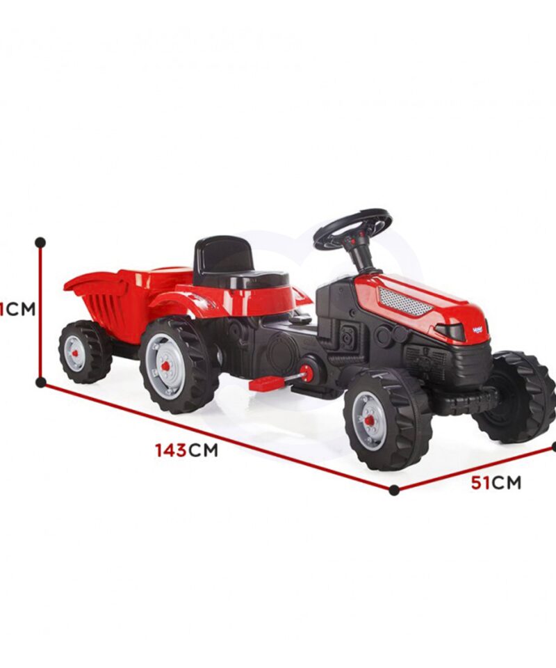 Kvaliteetne ja vastupidav laste traktor