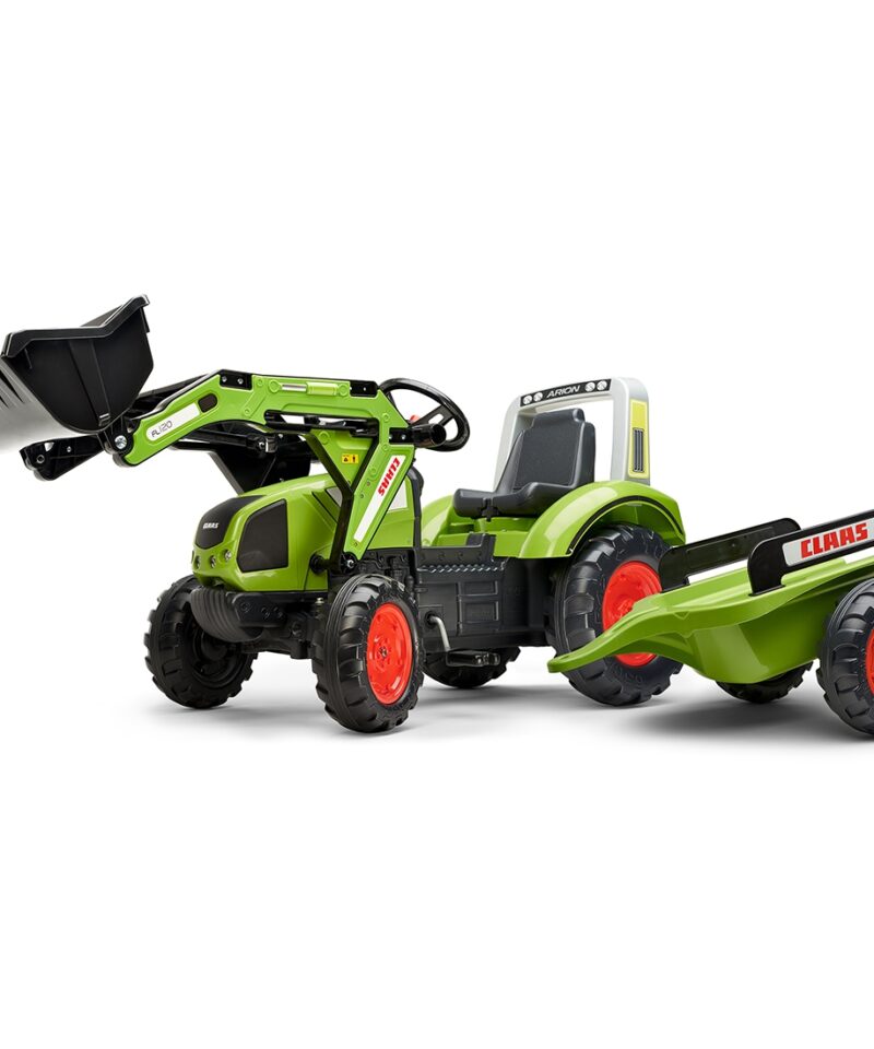 Roheline pedaaltraktor mänguks õues