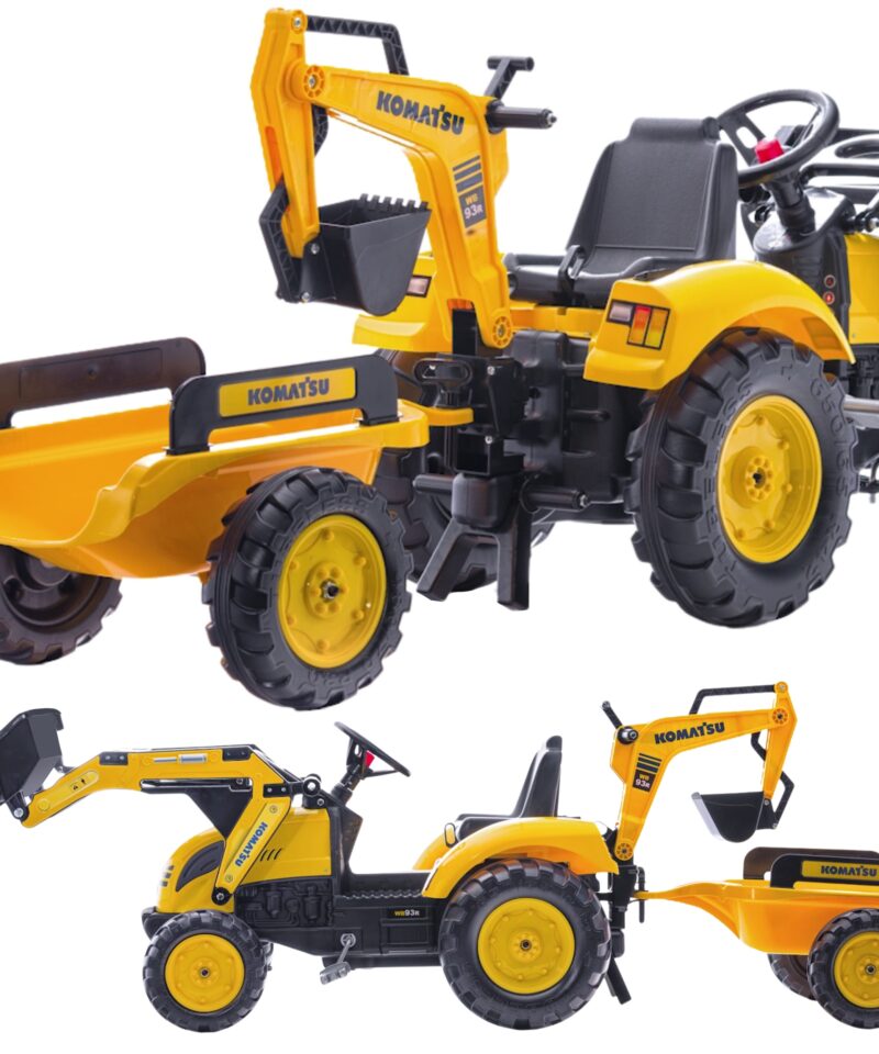 Laste pedaaltraktor kopaga mängus