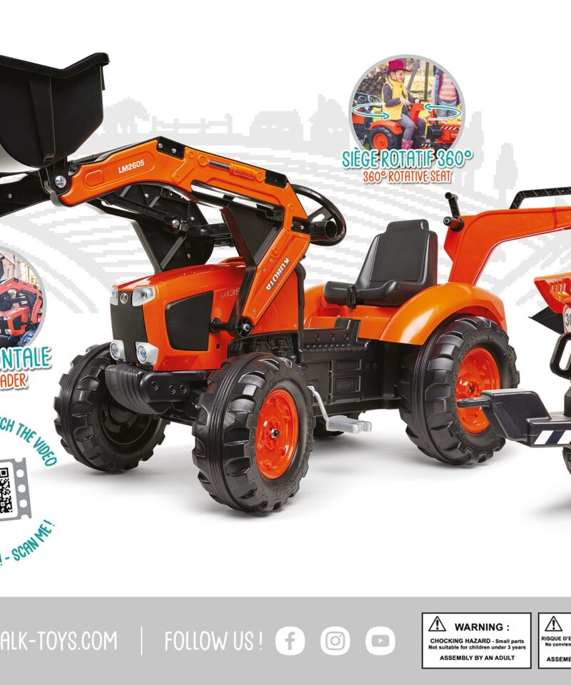 Lastele vanuses 3-7 ideaalne traktor