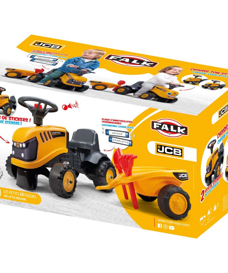 Laste traktor koos kleebistega