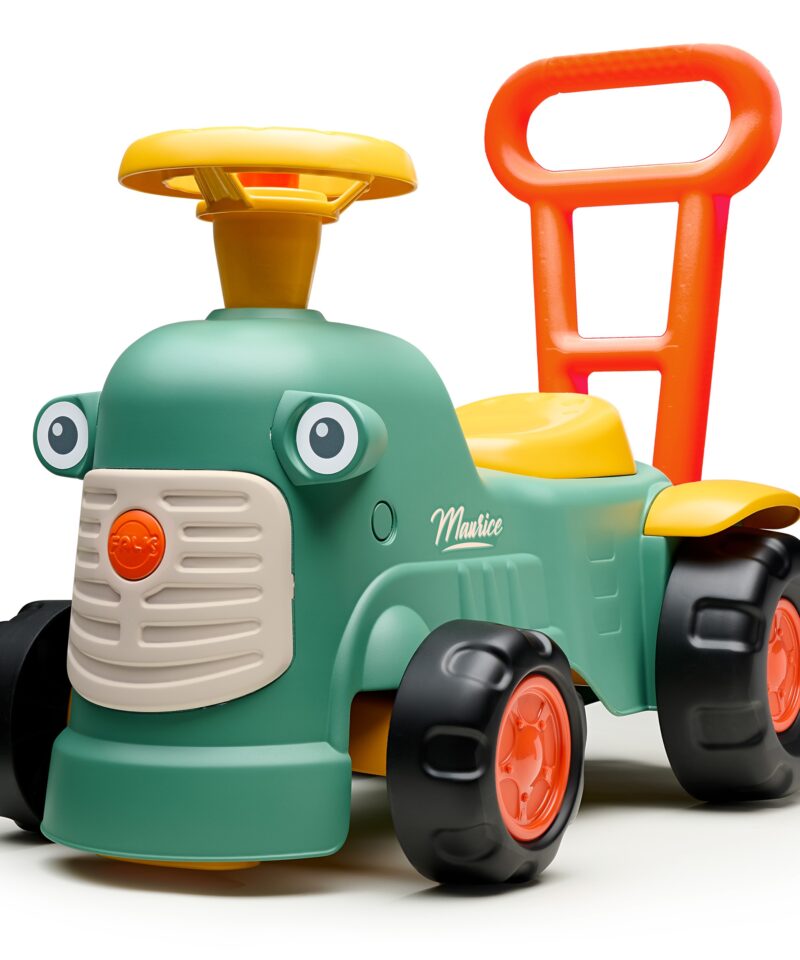 Roheline laste traktor-käimistugi mängimiseks