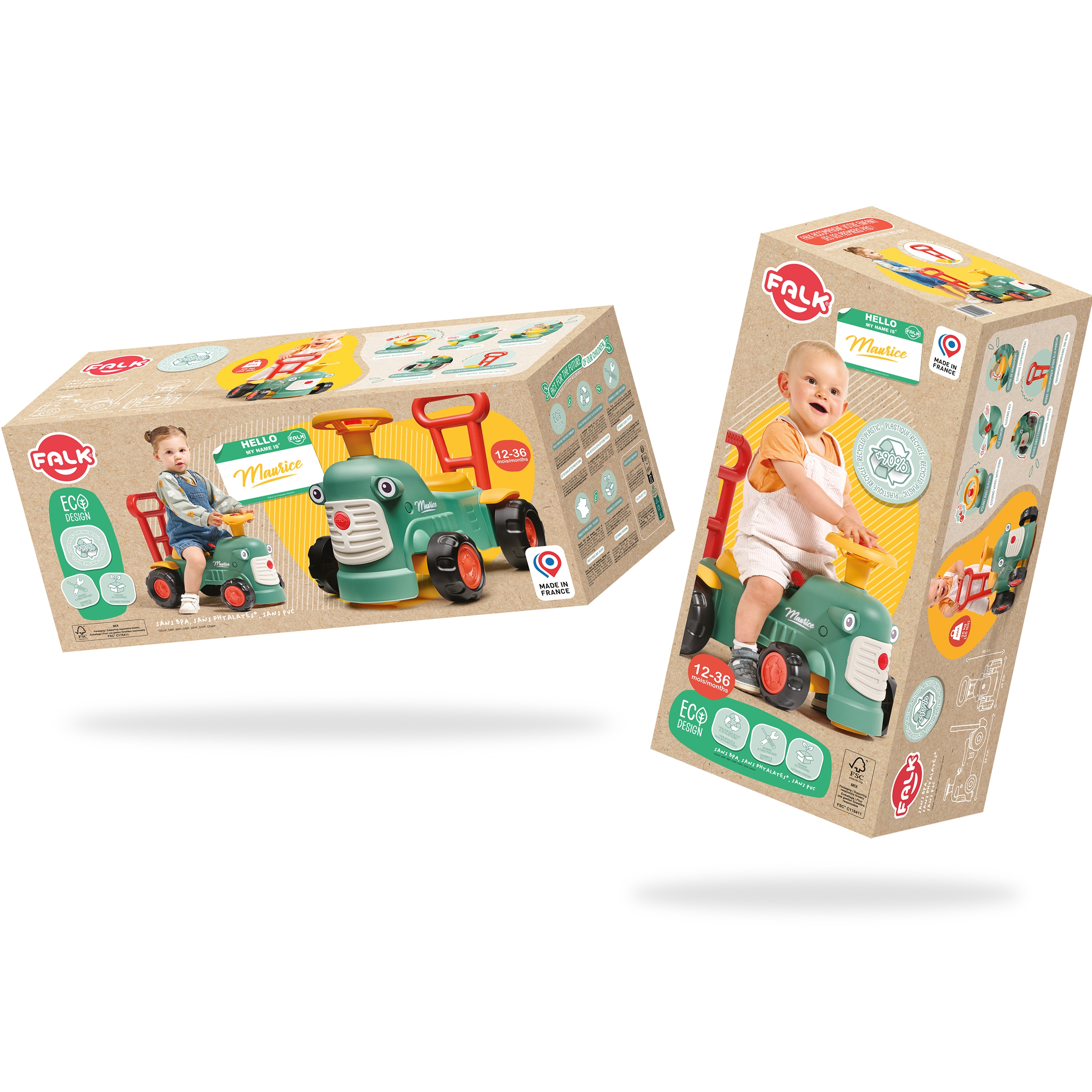 Lastele mõeldud vastupidav traktor