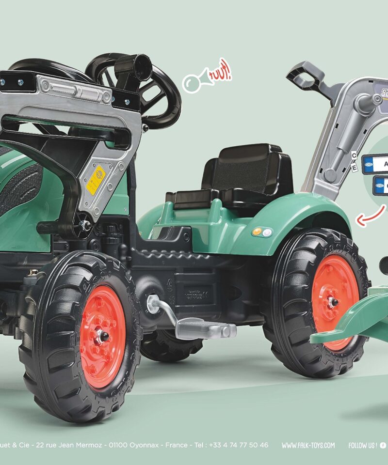 Kvaliteetne pedaalidega traktor lastele