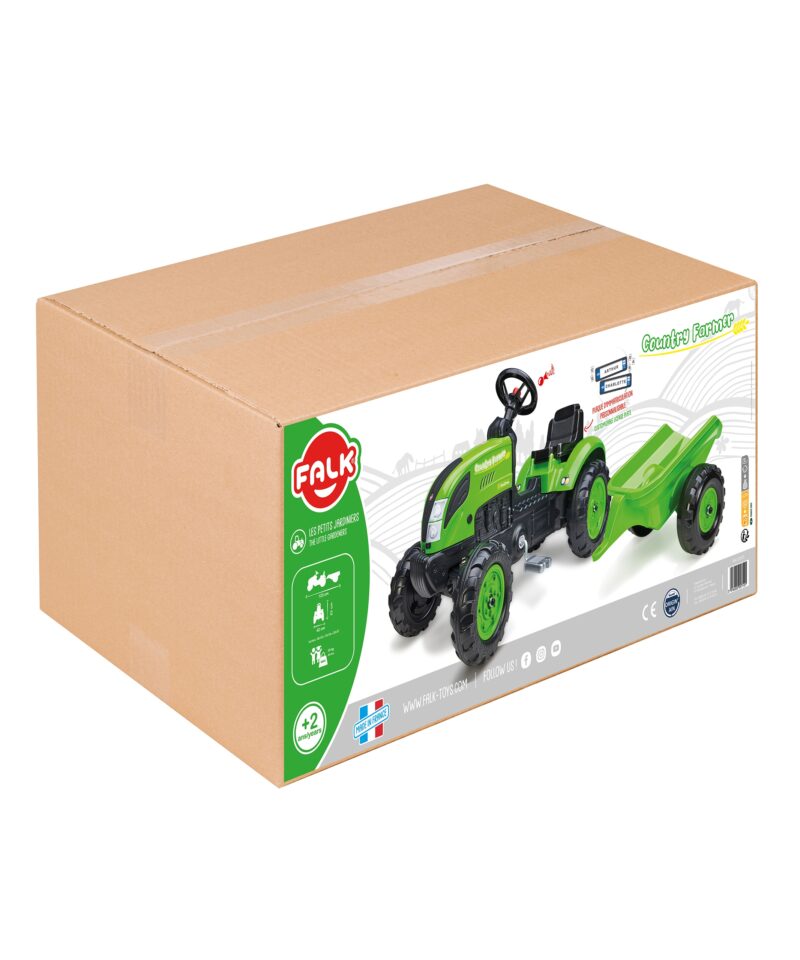 Pedaaltraktor aias mängimiseks