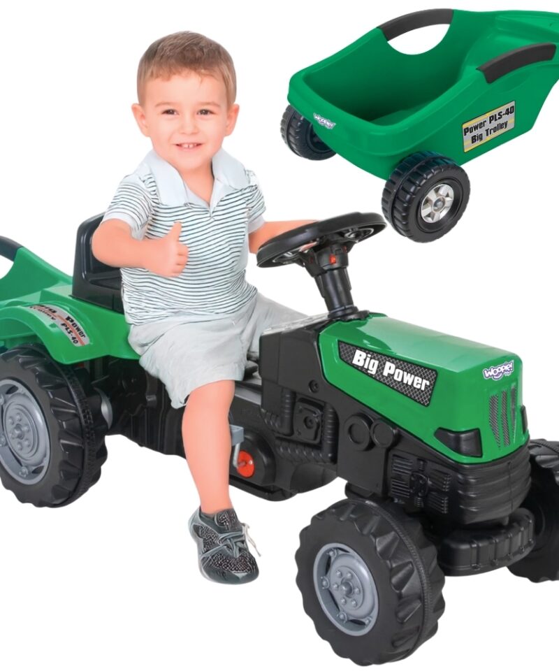 Laste pedaaltraktor realistliku välimusega