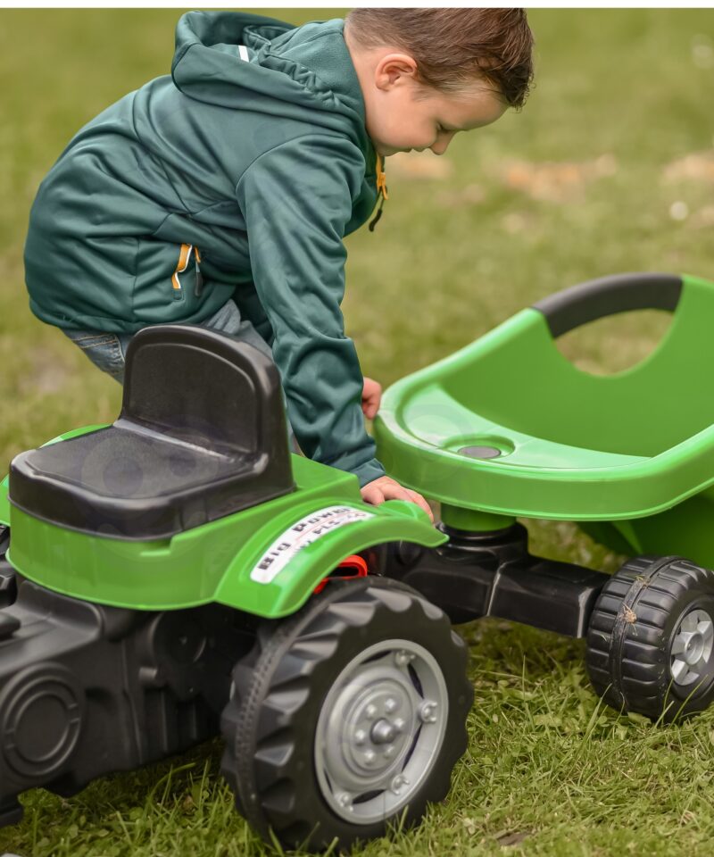 Lihtsasti kokkupandav laste traktor