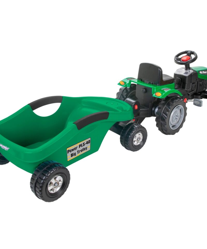 Lihtsasti kokkupandav laste traktor