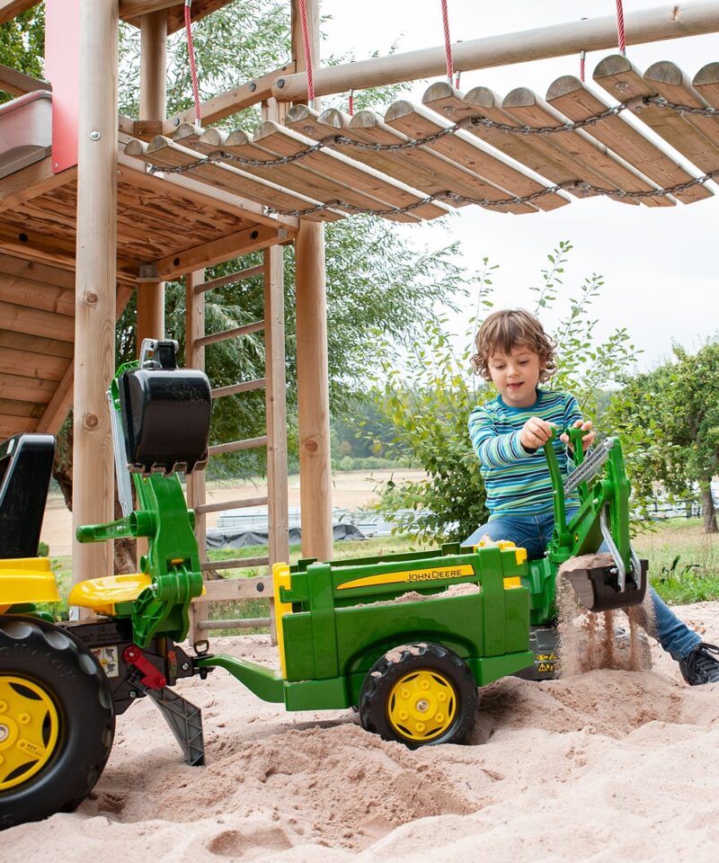 Realistlik mänguauto haagis lastele