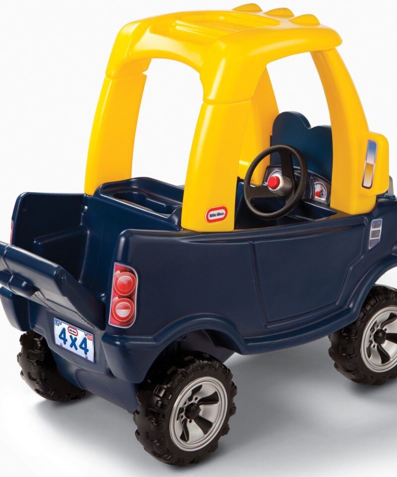 Rõõmsameelne mänguauto naeratusega