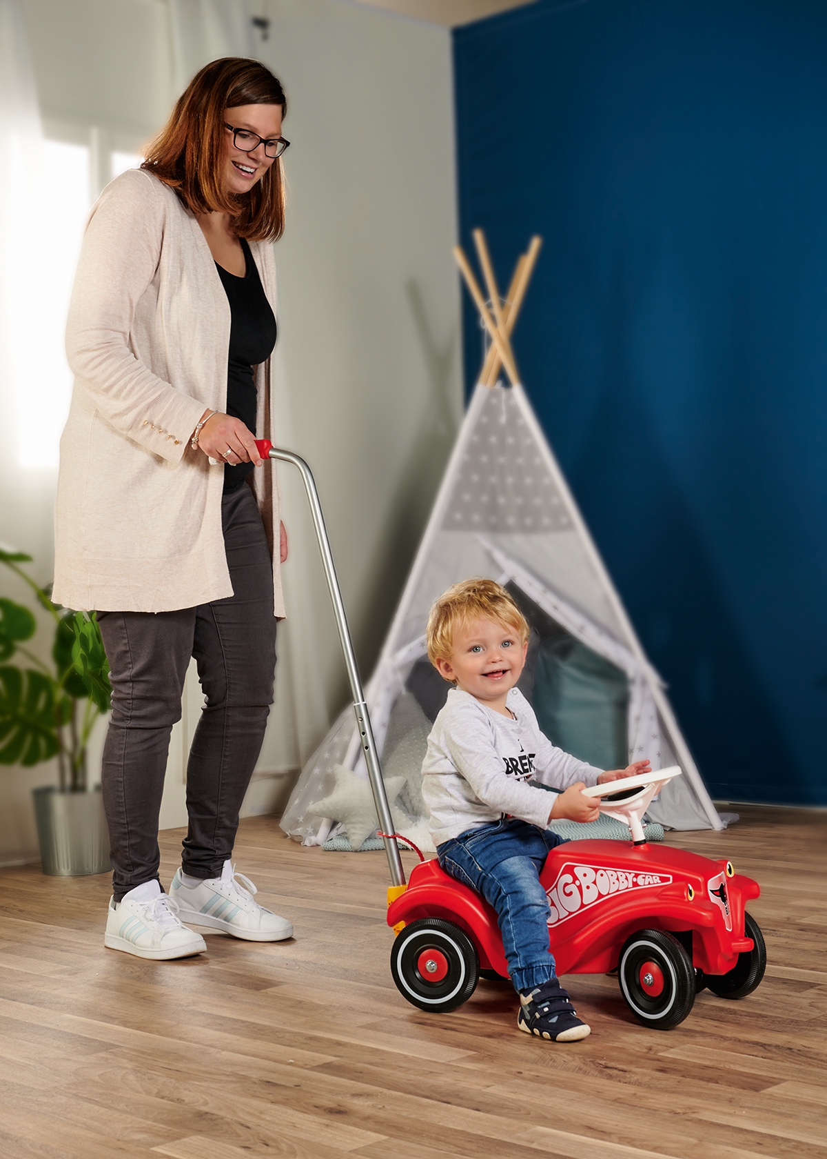 Kolmeastmeline reguleerimine lükkeril