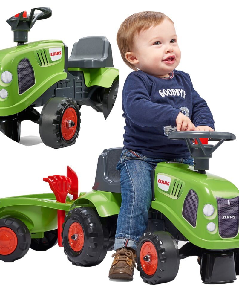 Arendav mänguasi väikesele traktoristile