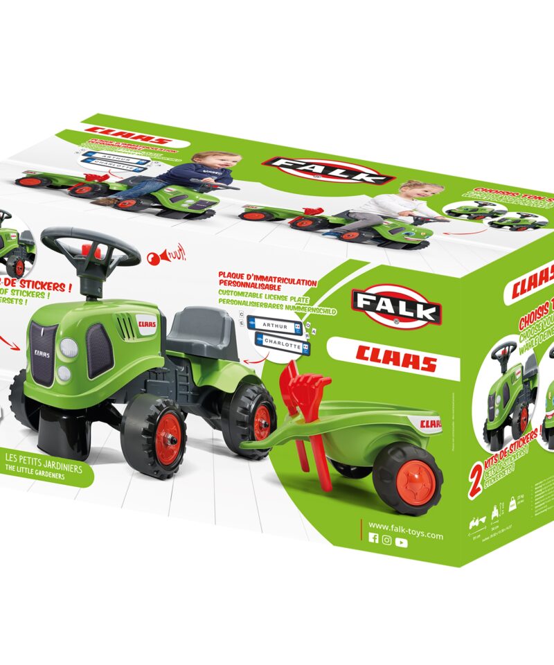 Arendav mänguasi väikesele traktoristile