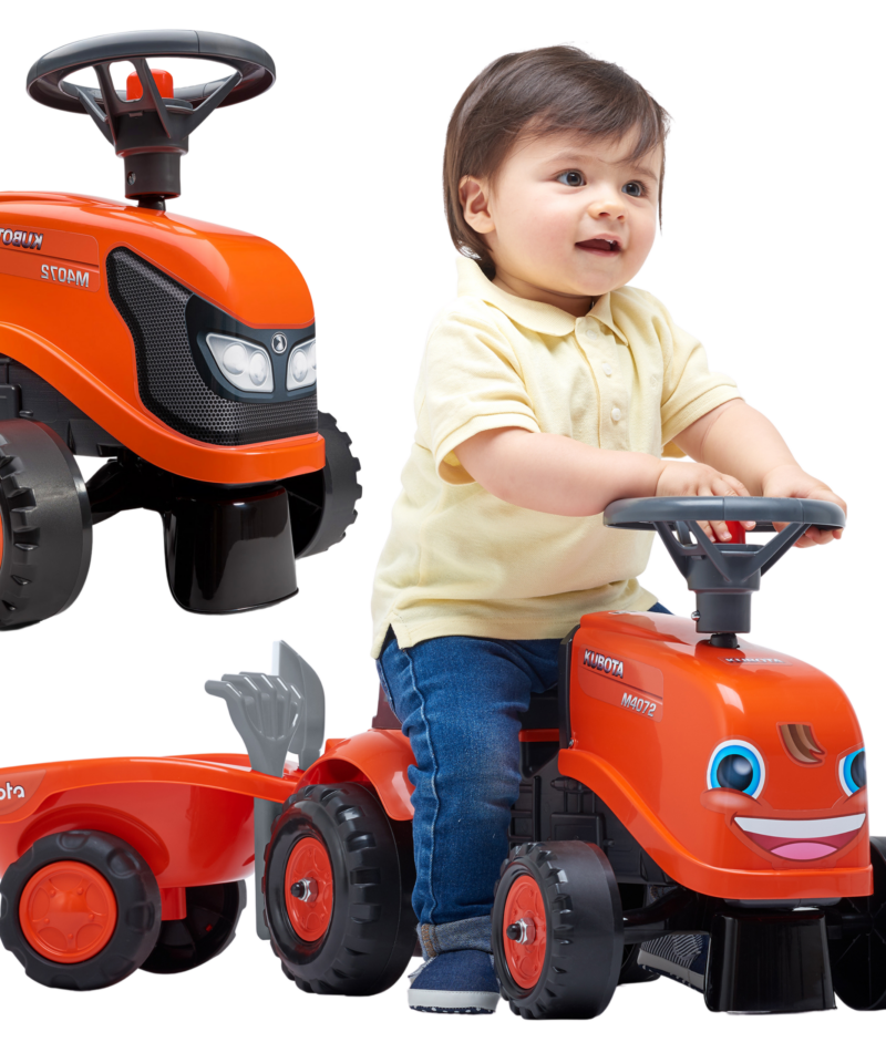 Laste traktor haagisega mängimiseks