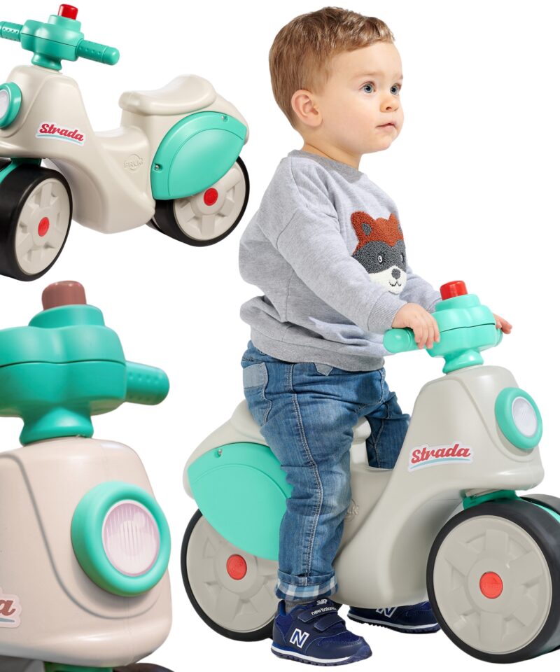 Laste retro tõukeratas stiilses disainis