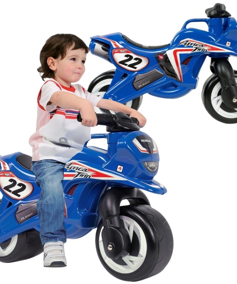 Laste mootorratta mänguasi sinise värviga
