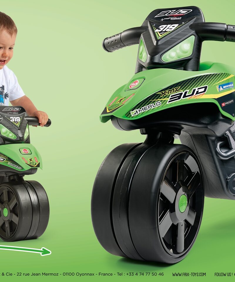 Stabiilsed rattad, turvaline mänguasi