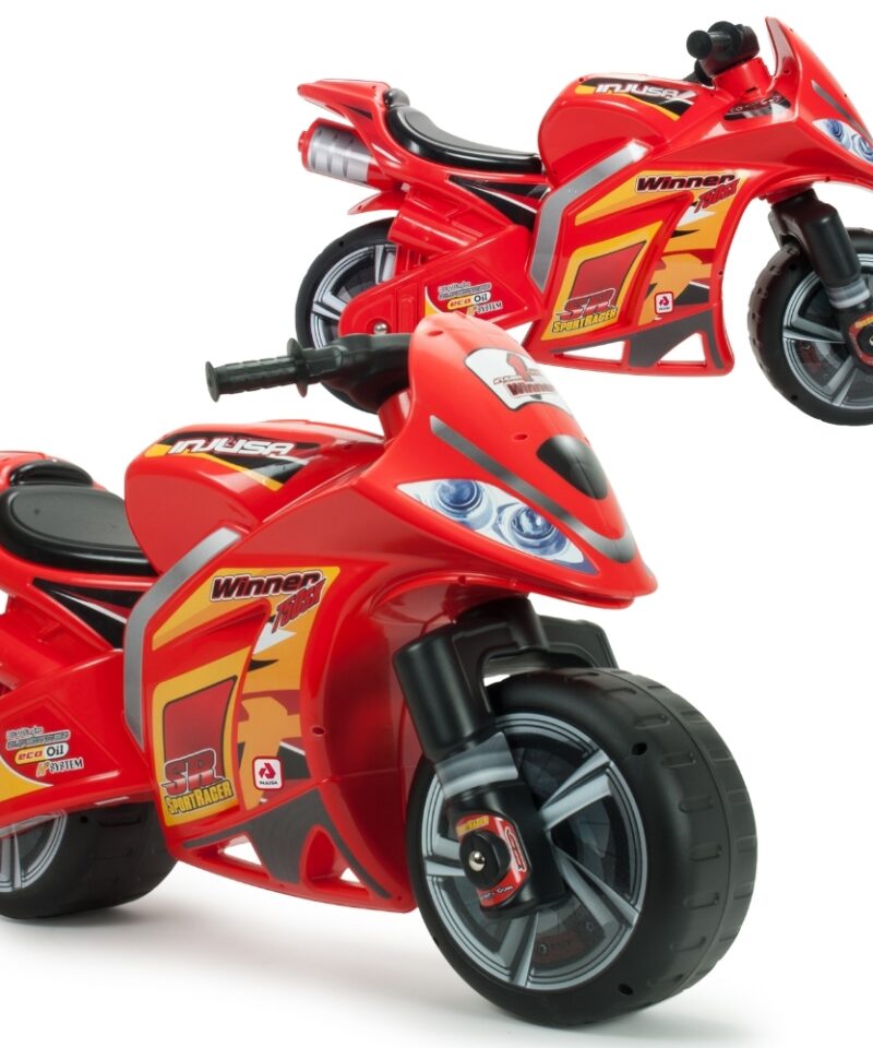 Punane tasakaalumootor lastele