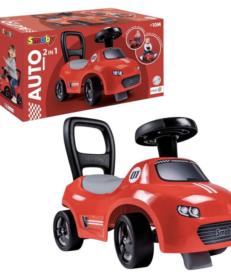 Laste punane sõidulelu klaksoniga mängimiseks