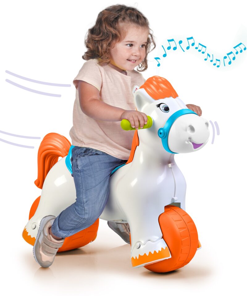 Kaks-ühes kiikuv hobune ja sõiduk