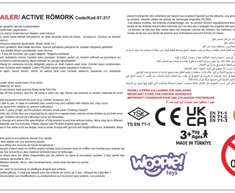 Mugav ja ergonoomiline haagis lastele