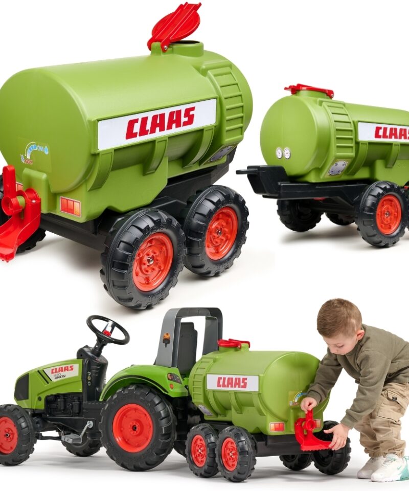 Laste kastmistsistern mängutraktorile õues