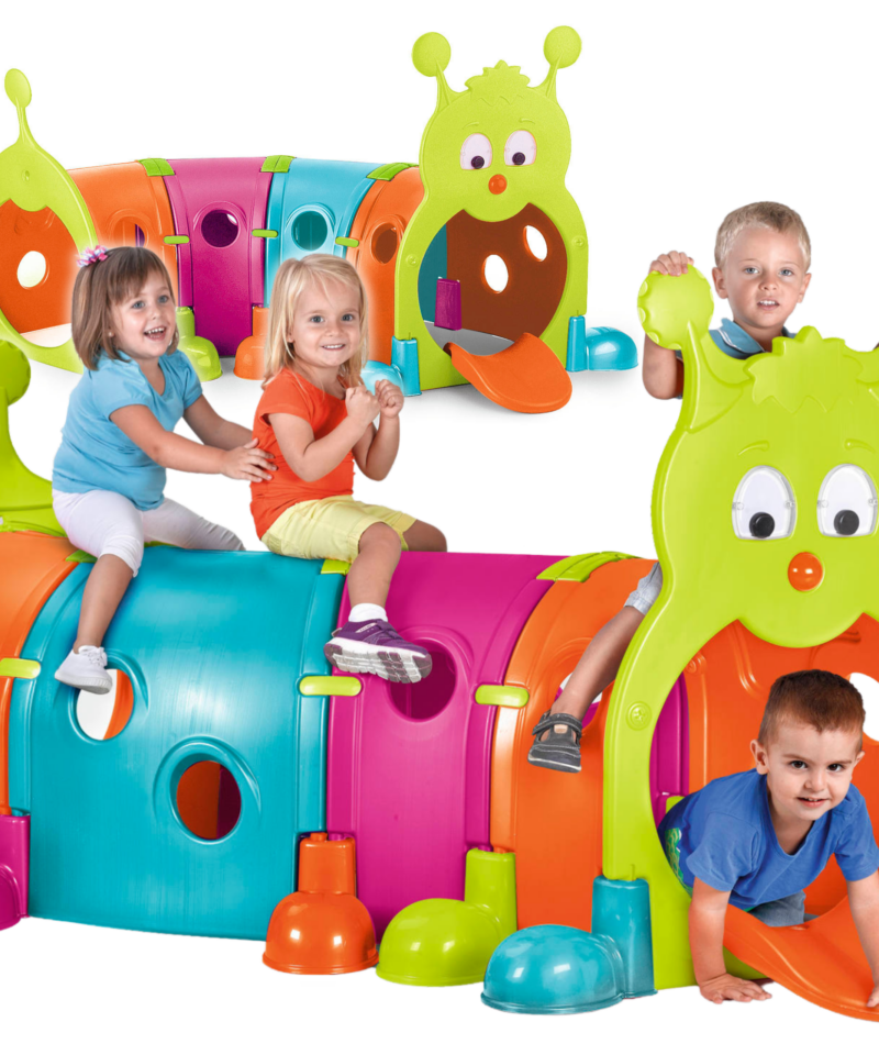 Värviline mängutunnel lastele