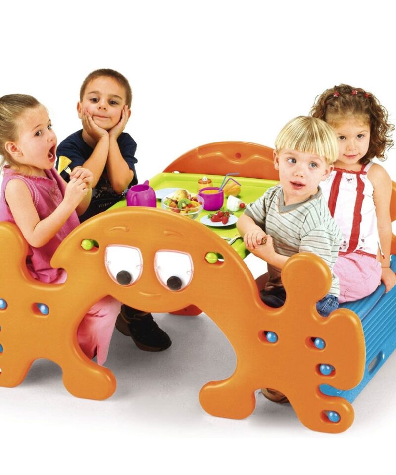 Laste kiik, mis muutub lauaks