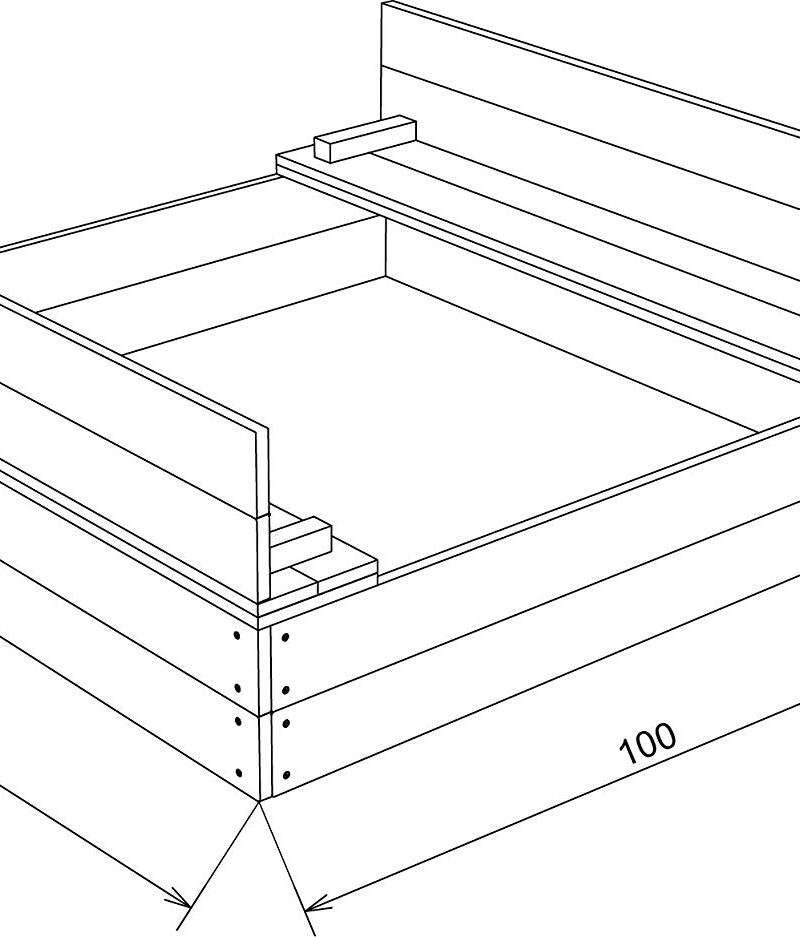 Avar liivakast lastele