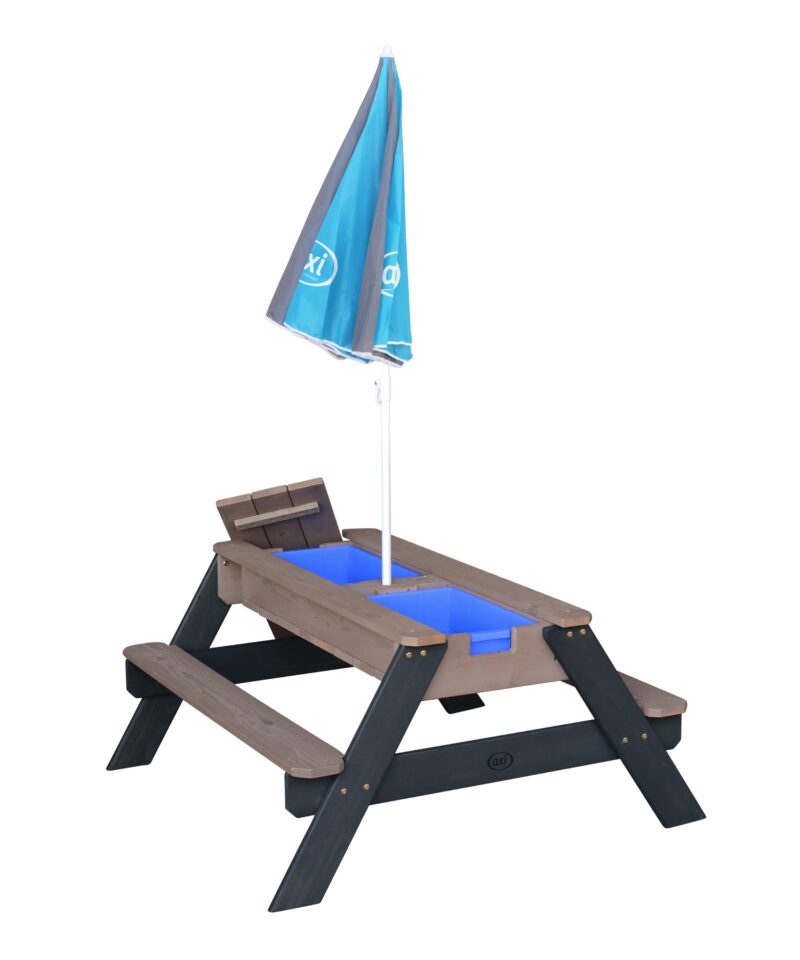 Laste laud koos päikesevarjuga